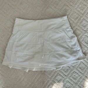 White Lululemon Tennis Skirt